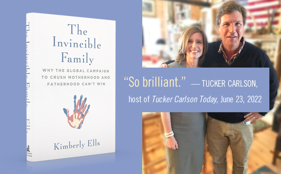 Kimberly Ells and Tucker Carlson